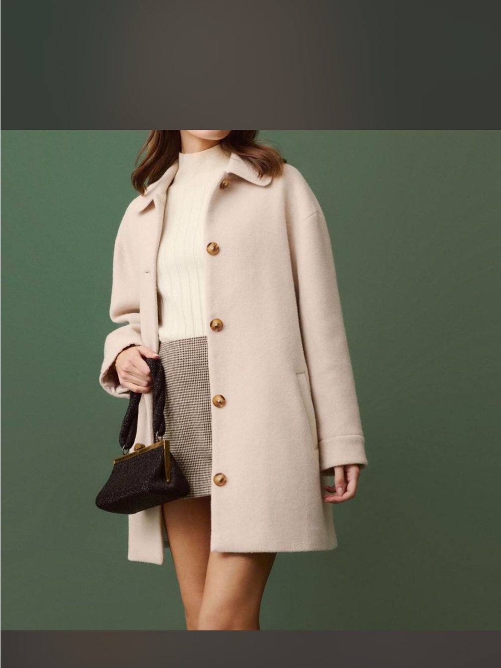 Reformation Irene Coat NWT